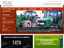 Tablet Screenshot of premier-consulting.sk